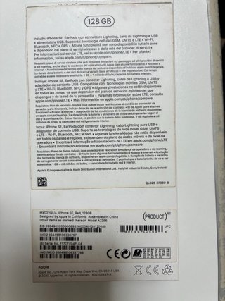 iPhone SE 2020 Rojo (Botón Inicio No Funciona)