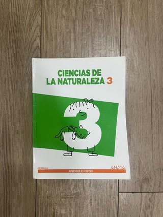 Libro de ciencias de la naturaleza 3 de primaria