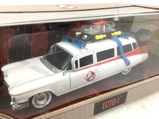 coche metal jada toys ghostbusters ecto-1 die-cast hollywood rides 1:24