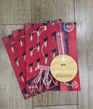 Libro de matemáticas 4 de la eso