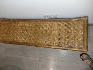 Banco de  100 años mimbre y bambú