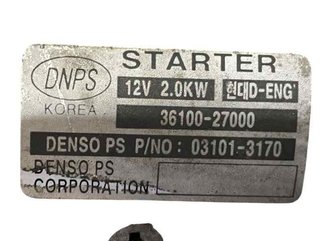 Hyundai 129624 3610027000 motor arranque trajet