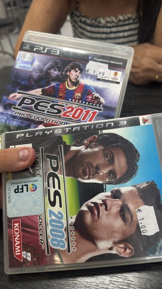 PS3 PES 2011 y PES 2008