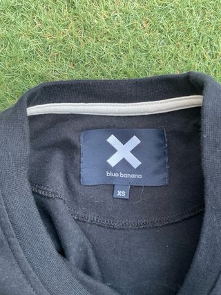 Camiseta Blue Banana Negra Talla xs