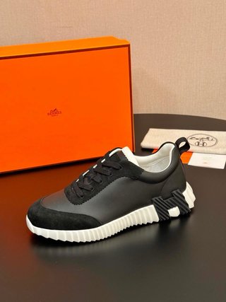 Zapatillas Hermès Bouncing Negras (Nuevas con caja