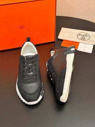 Zapatillas Hermès Bouncing Negras (Nuevas con caja