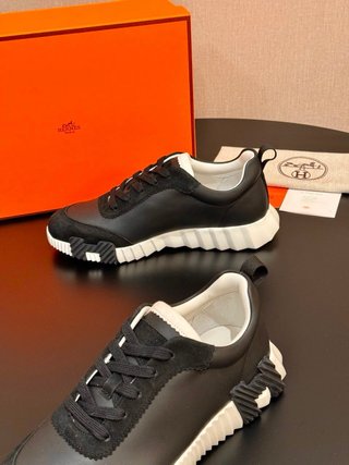 Zapatillas Hermès Bouncing Negras (Nuevas con caja