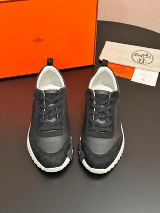 Zapatillas Hermès Bouncing Negras (Nuevas con caja