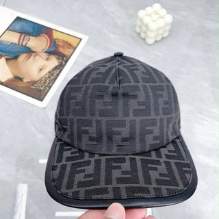 Gorra Fendi FF Monogram Negra (NUEVA)