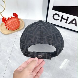 Gorra Fendi FF Monogram Negra (NUEVA)