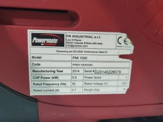 Generador Inverter Pramac Powermate PMI 1000W