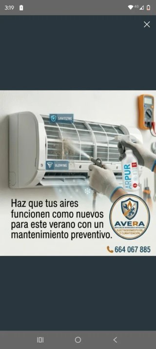 Mantenimiento preventivo aire acondicionado