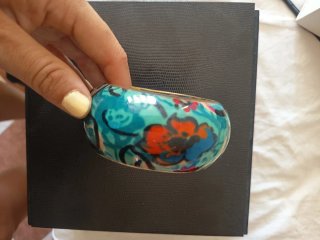 Brazalete Multicolor con Diseño Floral