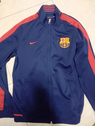 Chaqueta deportiva Nike FC Barcelona azul y roja