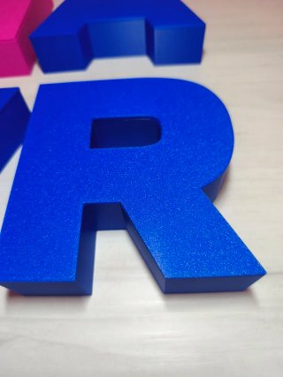 Letras y números decorativos