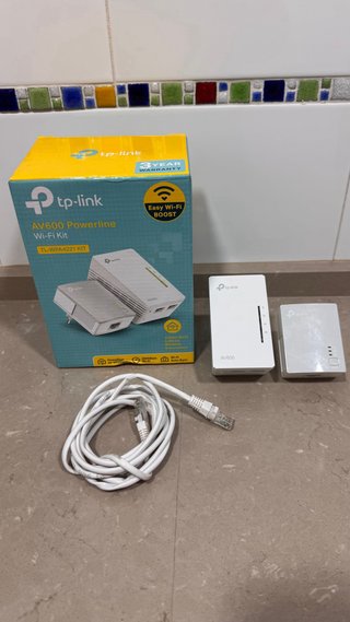 Kit Extensor WiFi TP-Link AV600 Powerline