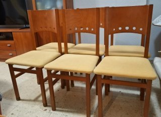 Composición-Mueble Comedor Modular + 6 Sillas