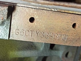 Rectp4088838 g6cty motor completo hyundai xg 3.0