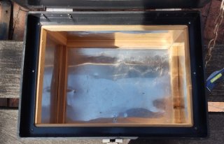 Caja asiento tipo " panier " para Carfishing.