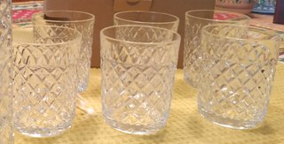 Licorera y 6 Vasos Cristal Bohemia