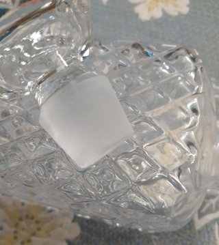 Licorera y 6 Vasos Cristal Bohemia