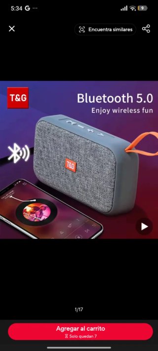 Altavoz T&G Negro