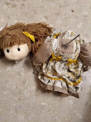 Muñeca musical de trapo