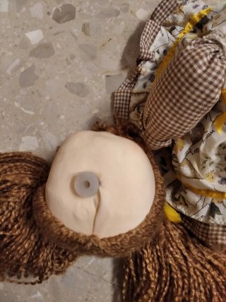 Muñeca musical de trapo