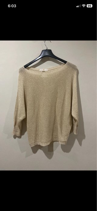 Jersey dorado estilo boho chic