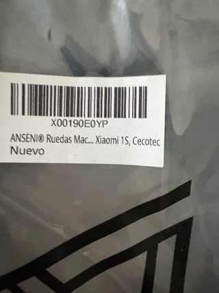 Ruedas Macizas 8,5x2 para Xiaomi + Palancas