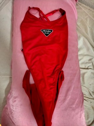 Bañador Rojo Prada