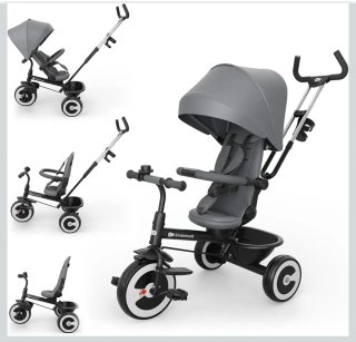 Triciclo Evolutivo Kinderkraft Gris