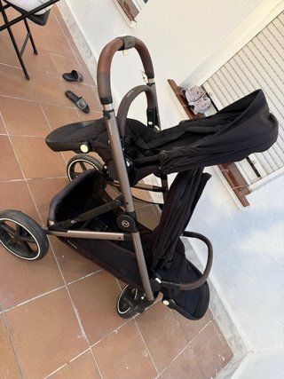 Cybex Gazelle S Silla de Paseo Doble gemelar negra