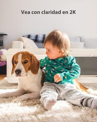 COCOCAM 4G Camara Vigilancia Interior 2K 6000mAh