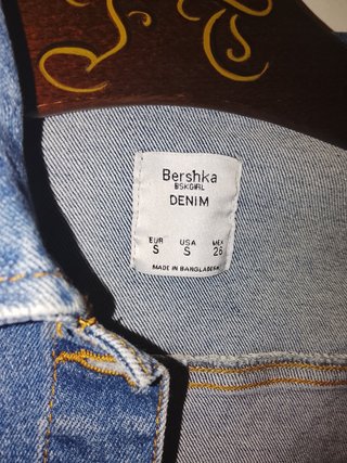 Cazadora Vaquera Bershka Talla S