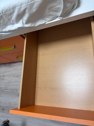 Cama nido con base de almacenaje