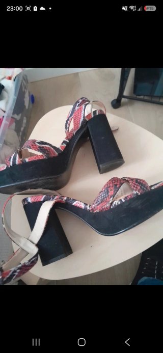Sandalias de tacón con plataforma
