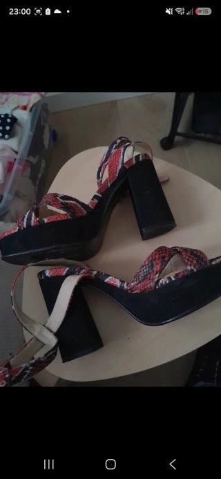 Sandalias de tacón con plataforma
