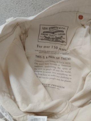 Pantalones Levi's Blancos