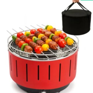 Barbecue portatile con ventola