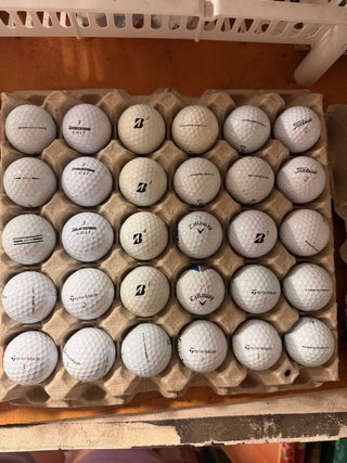 30 palline golf grado A miste