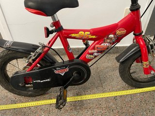 Bicicleta infantil Cars