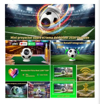 Proyector MENIOO Balón de Fútbol