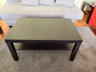 Mesa de centro Ikea Lack Negra