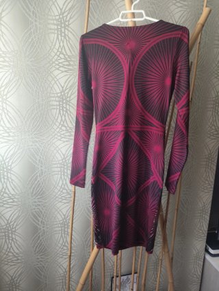 Vestido fiesta elegante XS pedrería