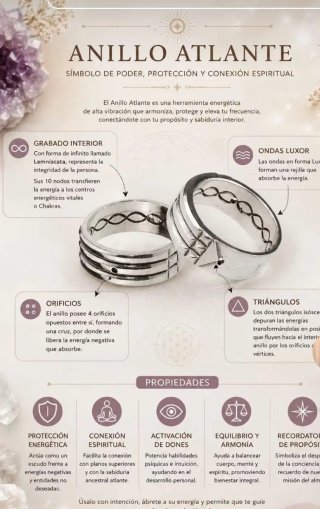 Anillo Plata Atlante