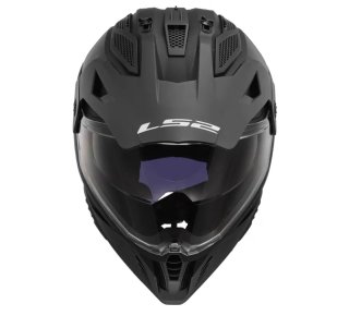 Casco Motocross LS2 Pioneer II Negro Mate L