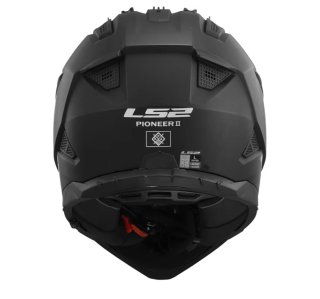 Casco Motocross LS2 Pioneer II Negro Mate L