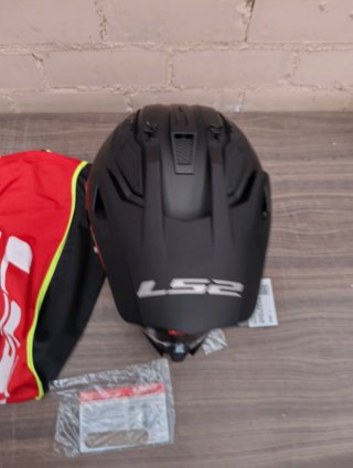 Casco Motocross LS2 Pioneer II Negro Mate L