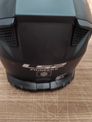 Casco Motocross LS2 Pioneer II Negro Mate L
